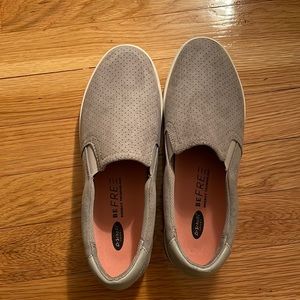 Never worn - Dr. Scholls gray slip-on sneaker